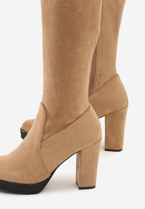 Beżowe Kozaki Hurricane