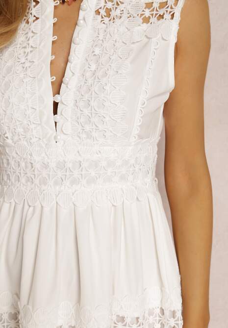 Biała Sukienka Athethra