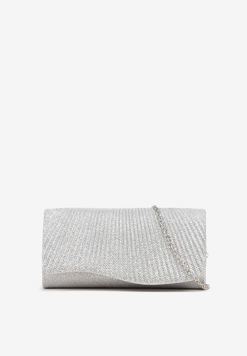 Złota Torebka Ozdobiona Metaliczną Nicią Lidisse