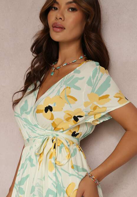 Beżowa Sukienka Farida