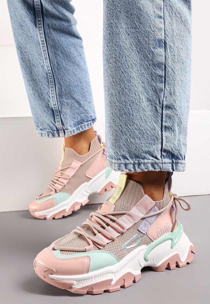 Różowe Sneakersy Kharena