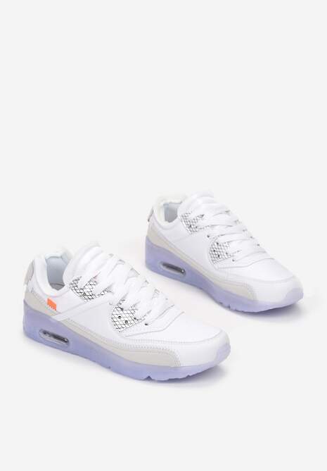 Biało-Liliowe Buty Sportowe Irinyxih