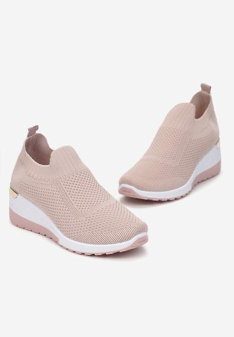 Różowe Buty Sportowe Mellasia