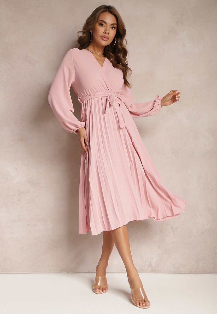 Fioletowa Sukienka Phloroe