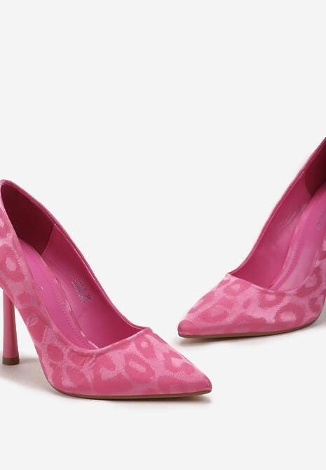 Fuksjowe Połyskujące Szpilki Klasyczne Liserva