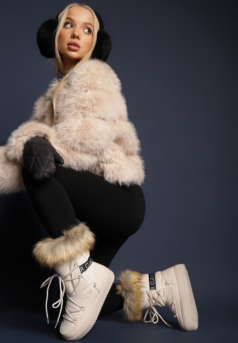 Czarne Śniegowce Volumnia