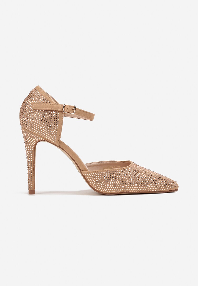 Szampańskie Szpilki w Cyrkonie ze Szpiczastym Noskiem Loira