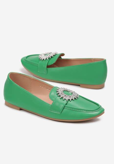 Zielone Mokasyny Lizzi