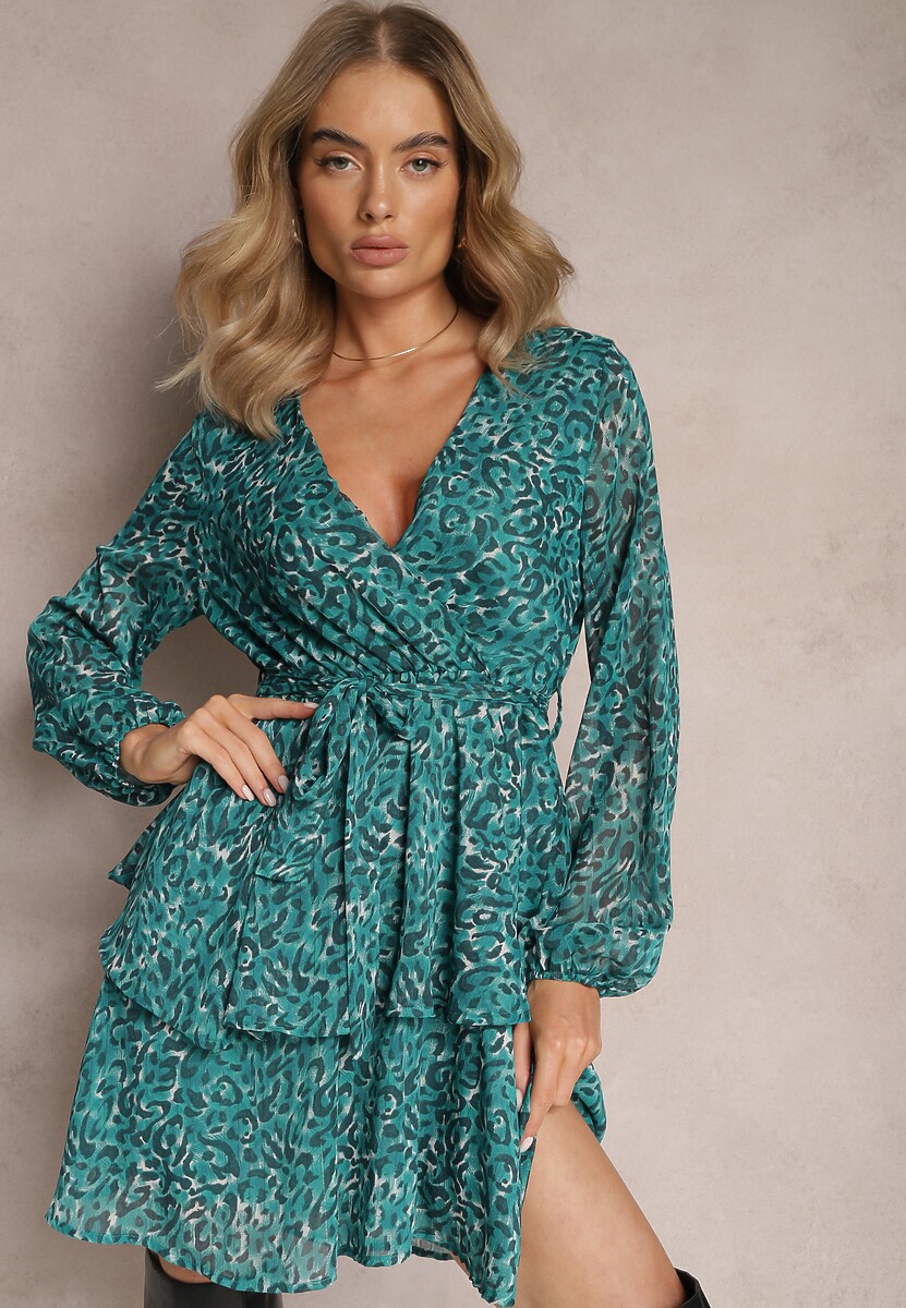 Niebieska Sukienka Oreithinca