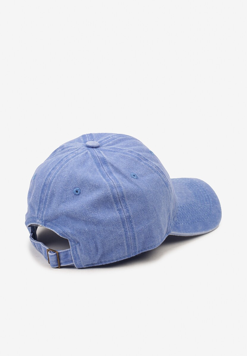 Niebieska Czapka z Daszkiem z Bawełny Gliss