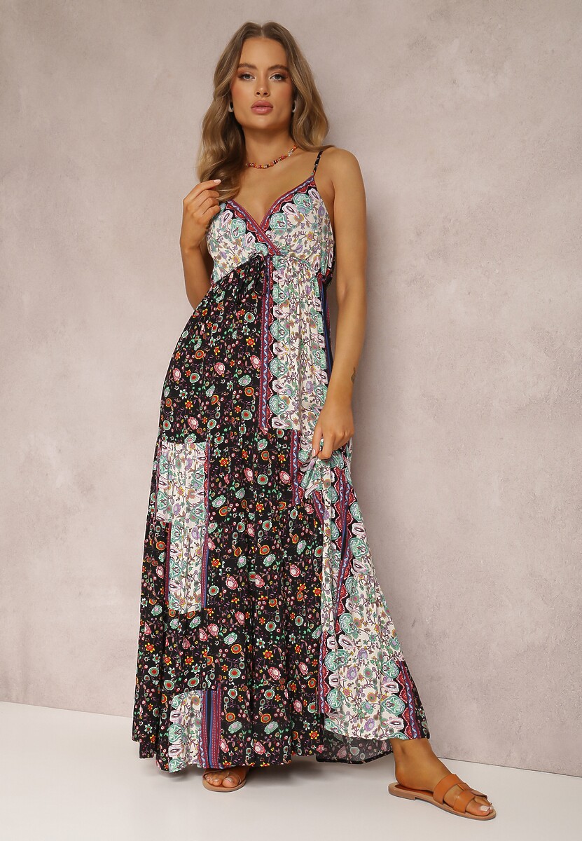 Granatowa Sukienka Amarhomela