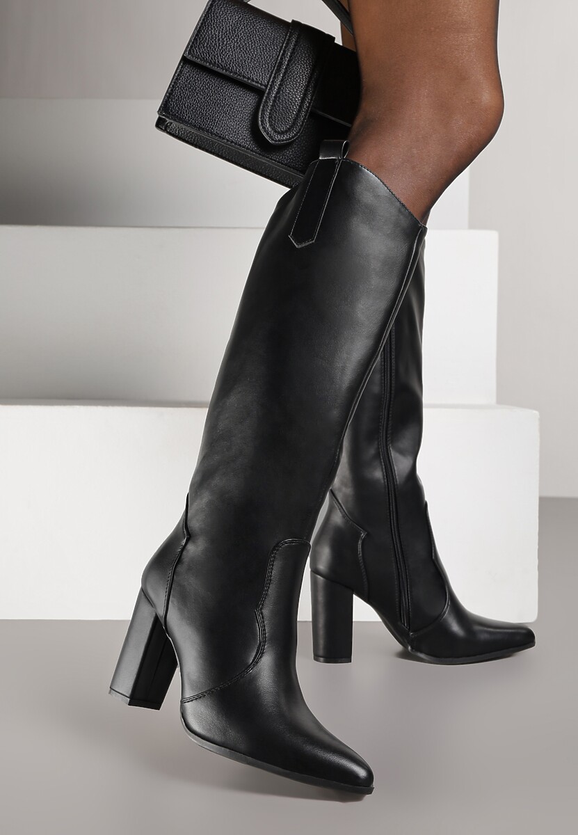 Czarne Kozaki Austad