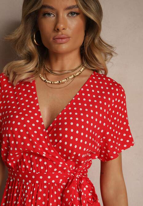 Czerwona Sukienka Boliphise