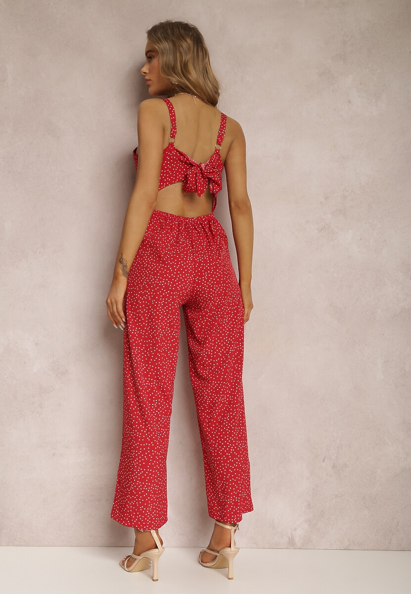 Bordowy Kombinezon Ismena