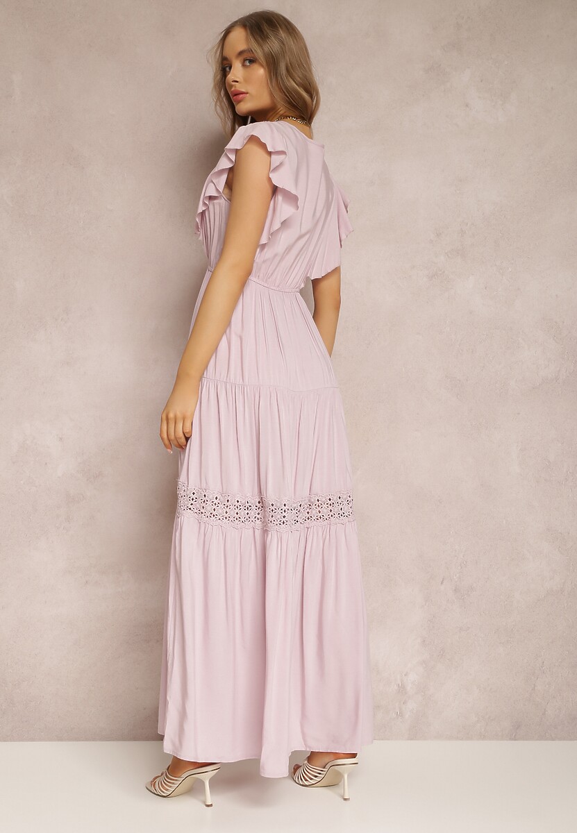 Jasnoróżowa Sukienka Callamene