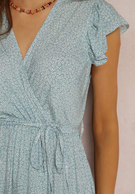 Miętowa Sukienka Karmay