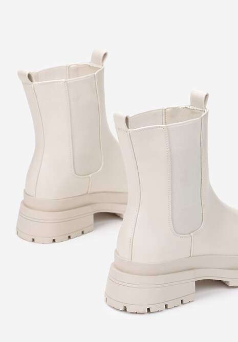 Beżowe Botki Cillime