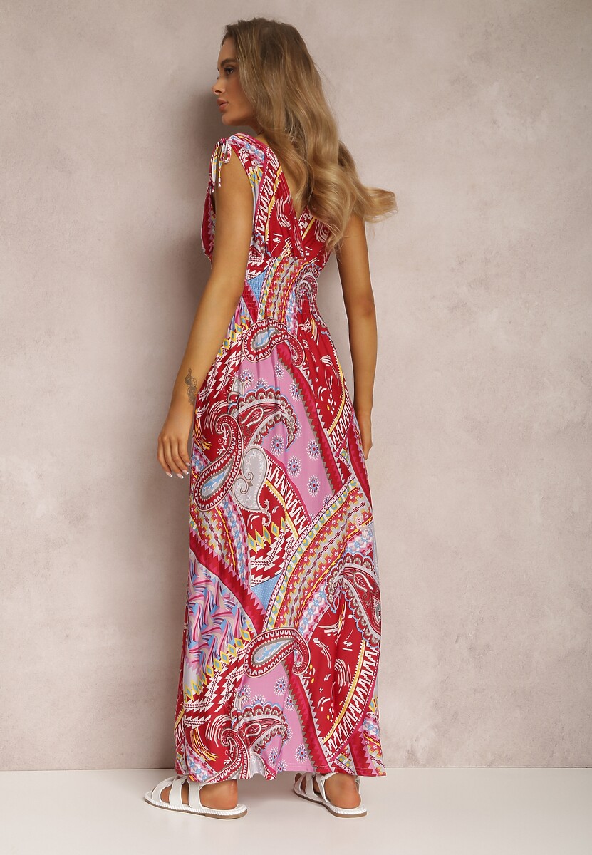 Bordowa Sukienka Dianano