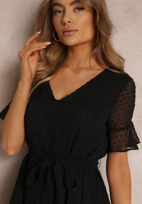 Czarna Sukienka Theaniphis