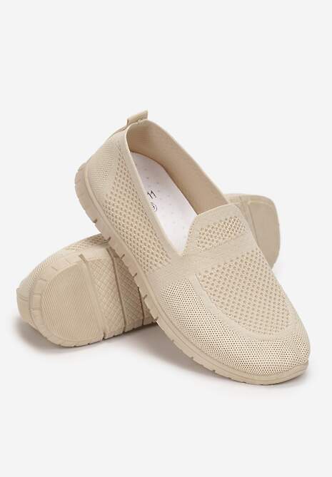 Beżowe Tenisówki Pasquier