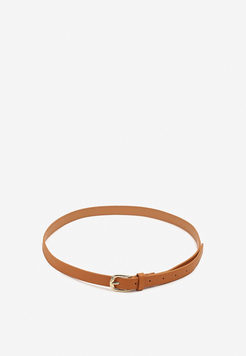 Czarny Klasyczny Wąski Pasek z Klamrą Revandrine