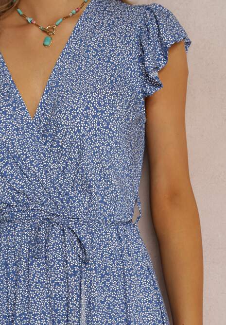 Niebieska Sukienka Karmay