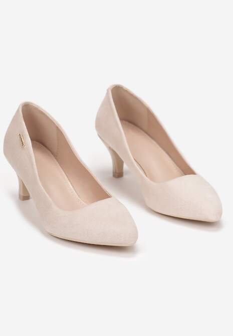 Beżowe Czółenka Appyle