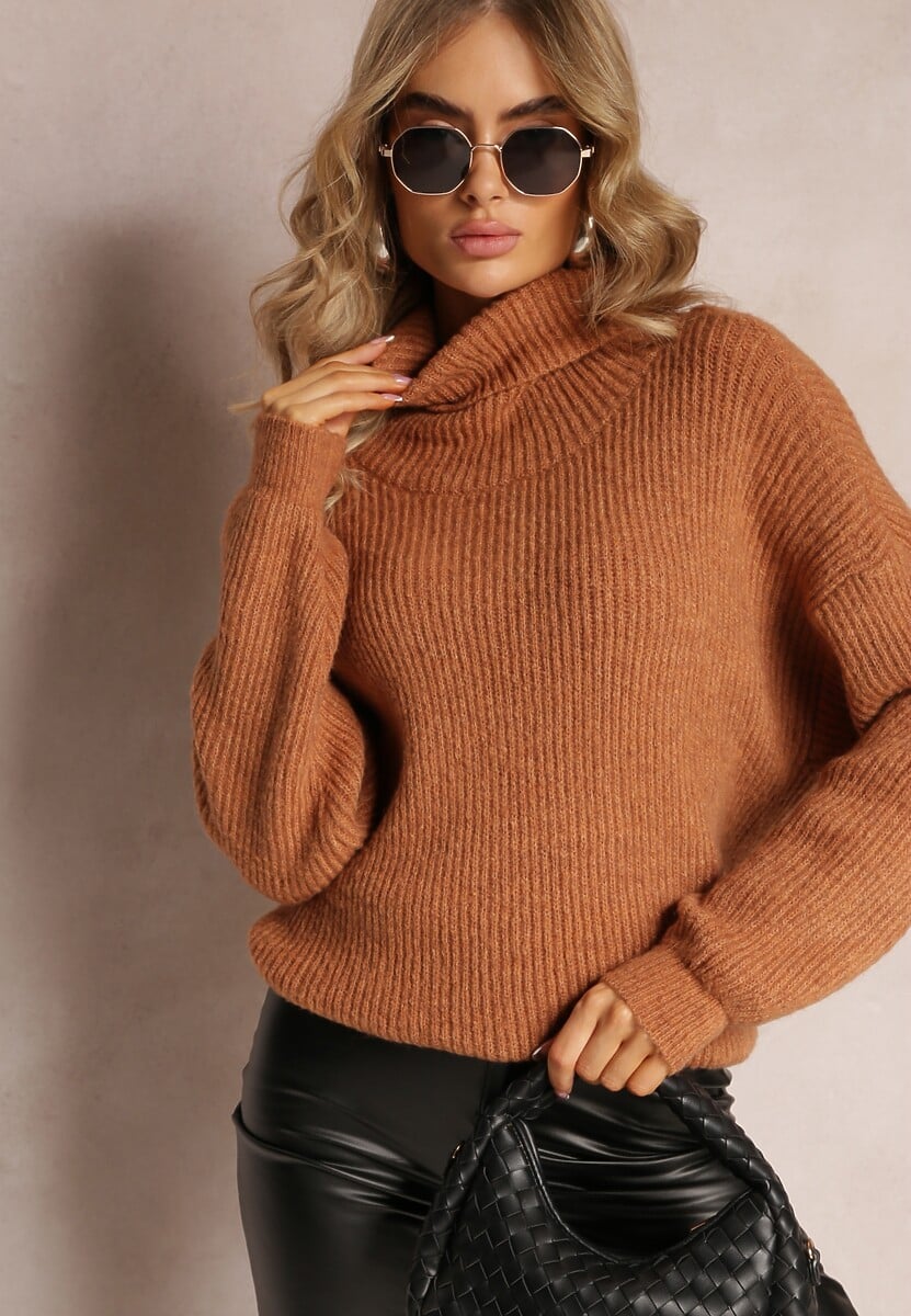 Fioletowy Golf Oversize Malia