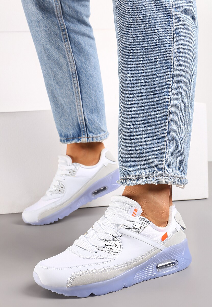 Biało-Liliowe Buty Sportowe Irinyxih