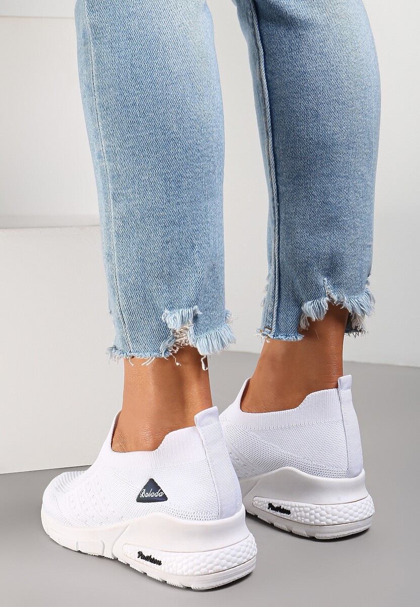 Białe Buty Sportowe Amathane