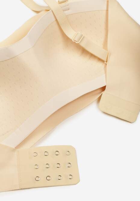 Jasnobeżowy Biustonosz Typu Balkonetka Bez Fiszbin Zenzedi