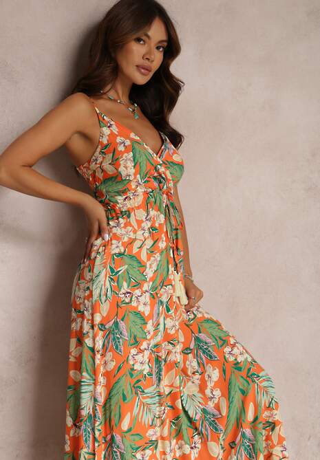 Pomarańczowa Sukienka Nourane