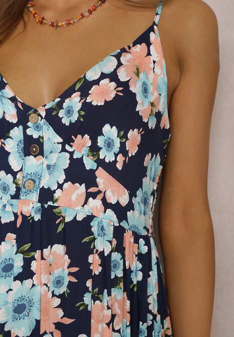 Granatowa Sukienka Kydatea