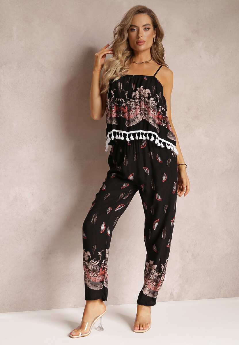 Czarno-Brązowy Kombinezon Picture of You