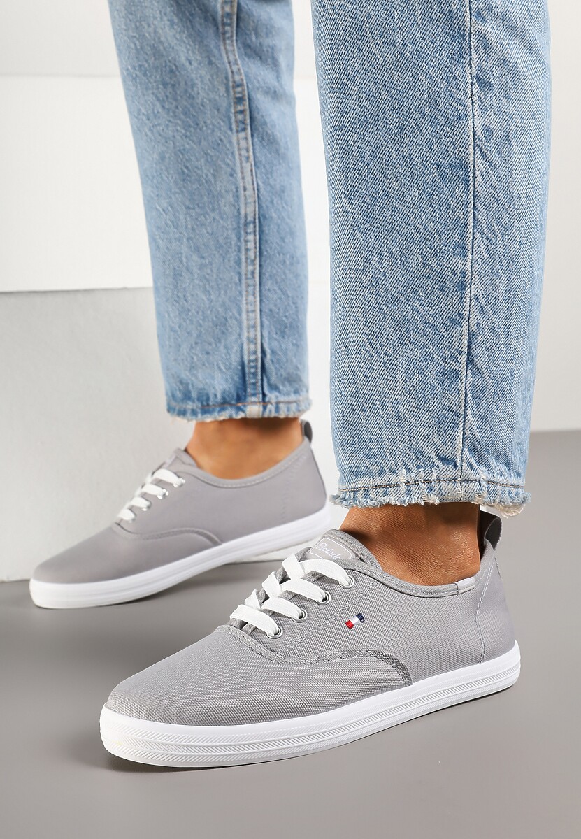 Jasnoszare Basicowe Tenisówki Vices Hallriva