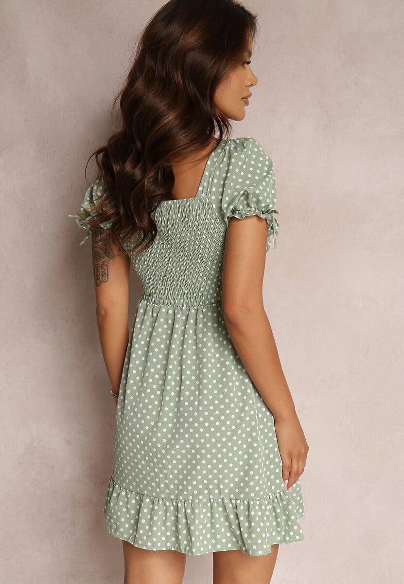 Jasnozielona Sukienka Síofra