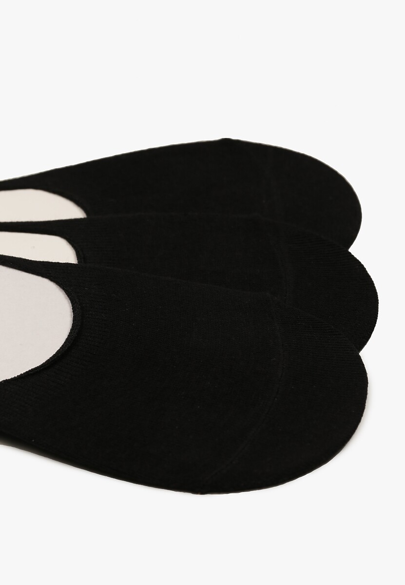 Czarne Skarpety z Bawełny Stopki Folenira