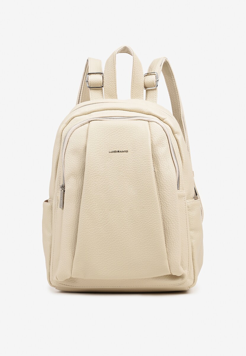 Złoty Plecak z Suwakami w Miejskim Stylu Nalionea