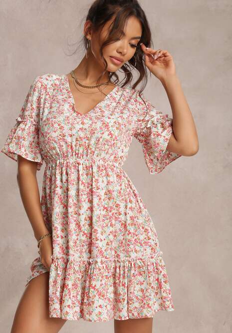 Różowa Sukienka Lanantel