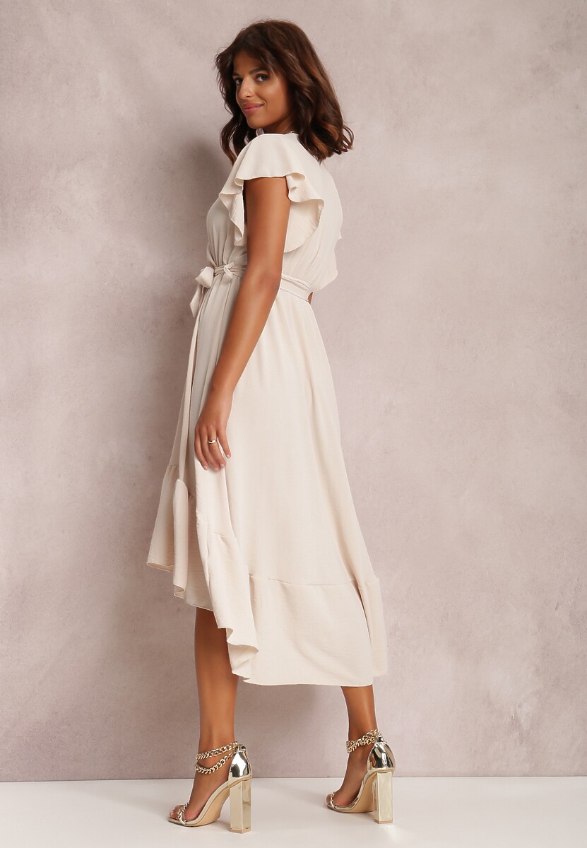 Jasnobeżowa Sukienka Nautirissa