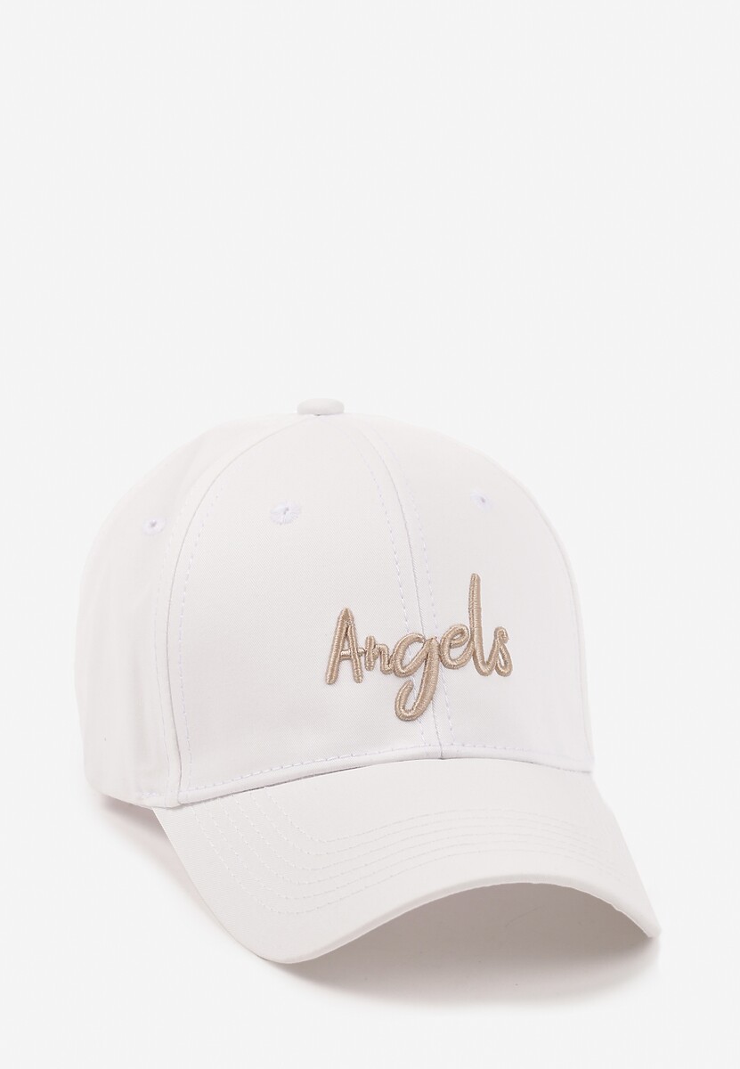 Niebieska Bawełniana Czapka z Daszkiem z Haftowanym Napisem Reivessae