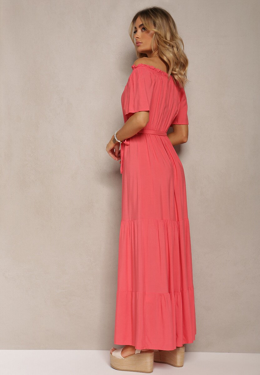 Ciemnoróżowa Sukienka Amiphiphae