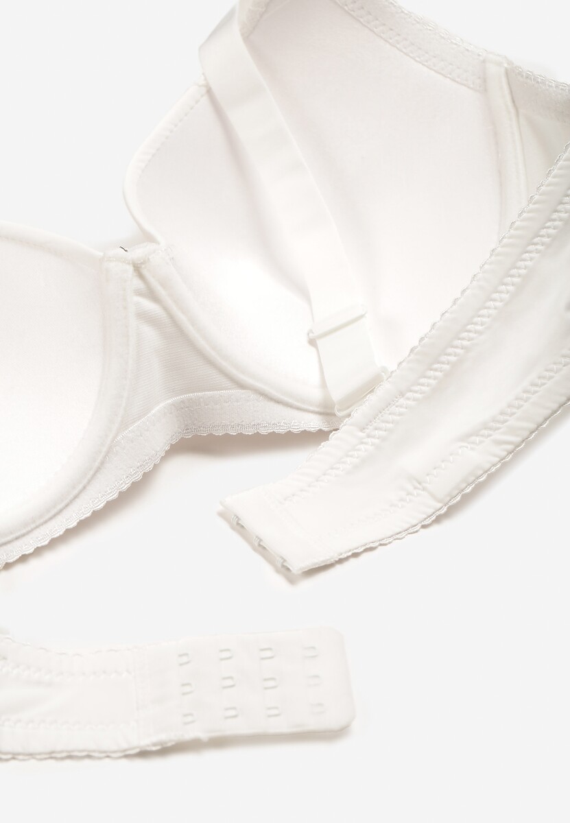 Jasnobeżowy Koronkowy Biustonosz Uronia