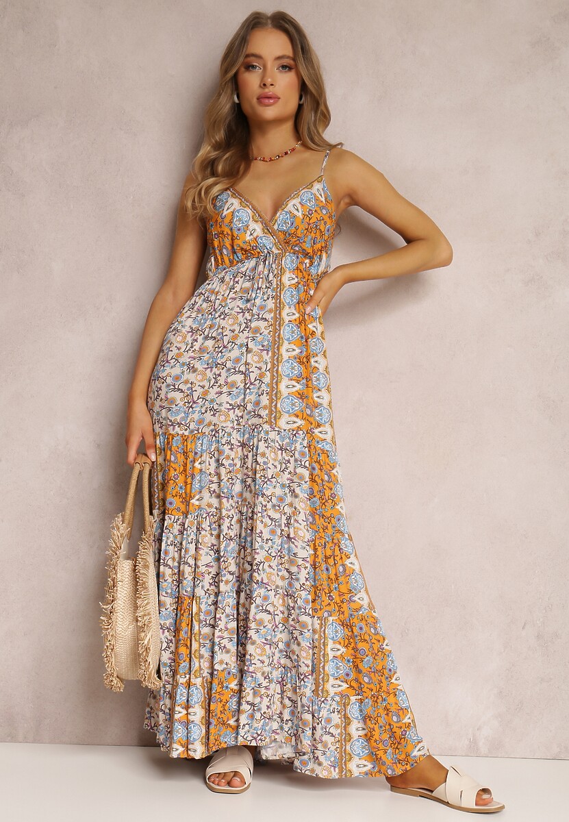 Jasnobeżowa Sukienka Amarhomela