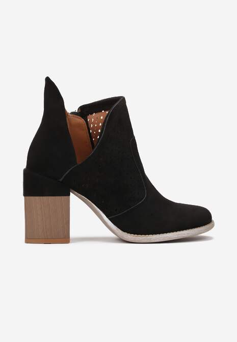 Czarne Botki Pirelous