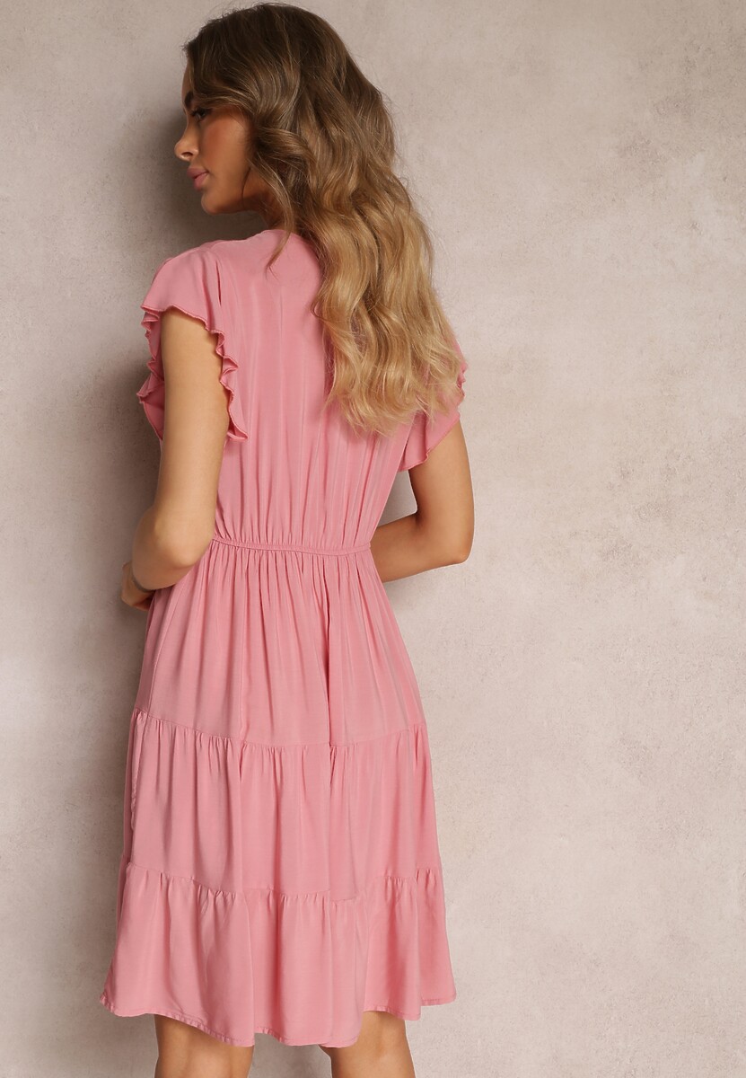 Ciemnoróżowa Sukienka Anileia