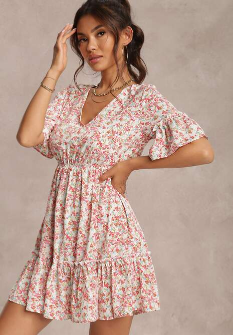 Różowa Sukienka Lanantel