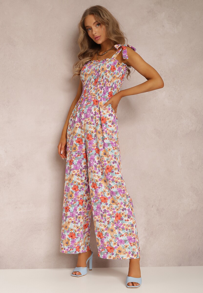 Fioletowo-Biały Kombinezon Laodena