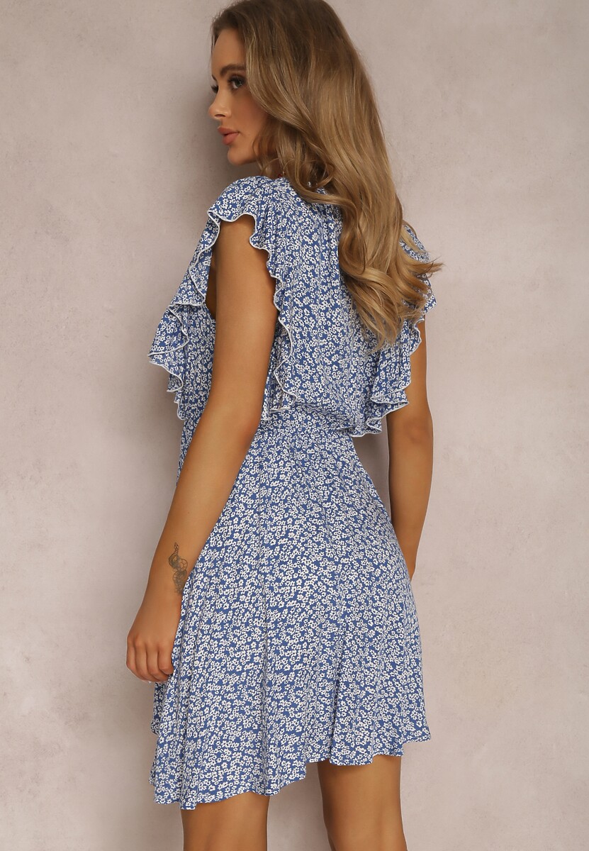 Niebieska Sukienka Phoaeia