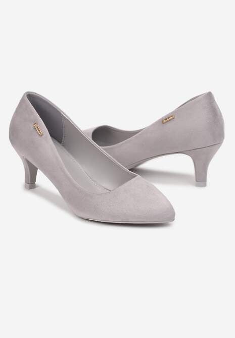 Szare Czółenka Appyle